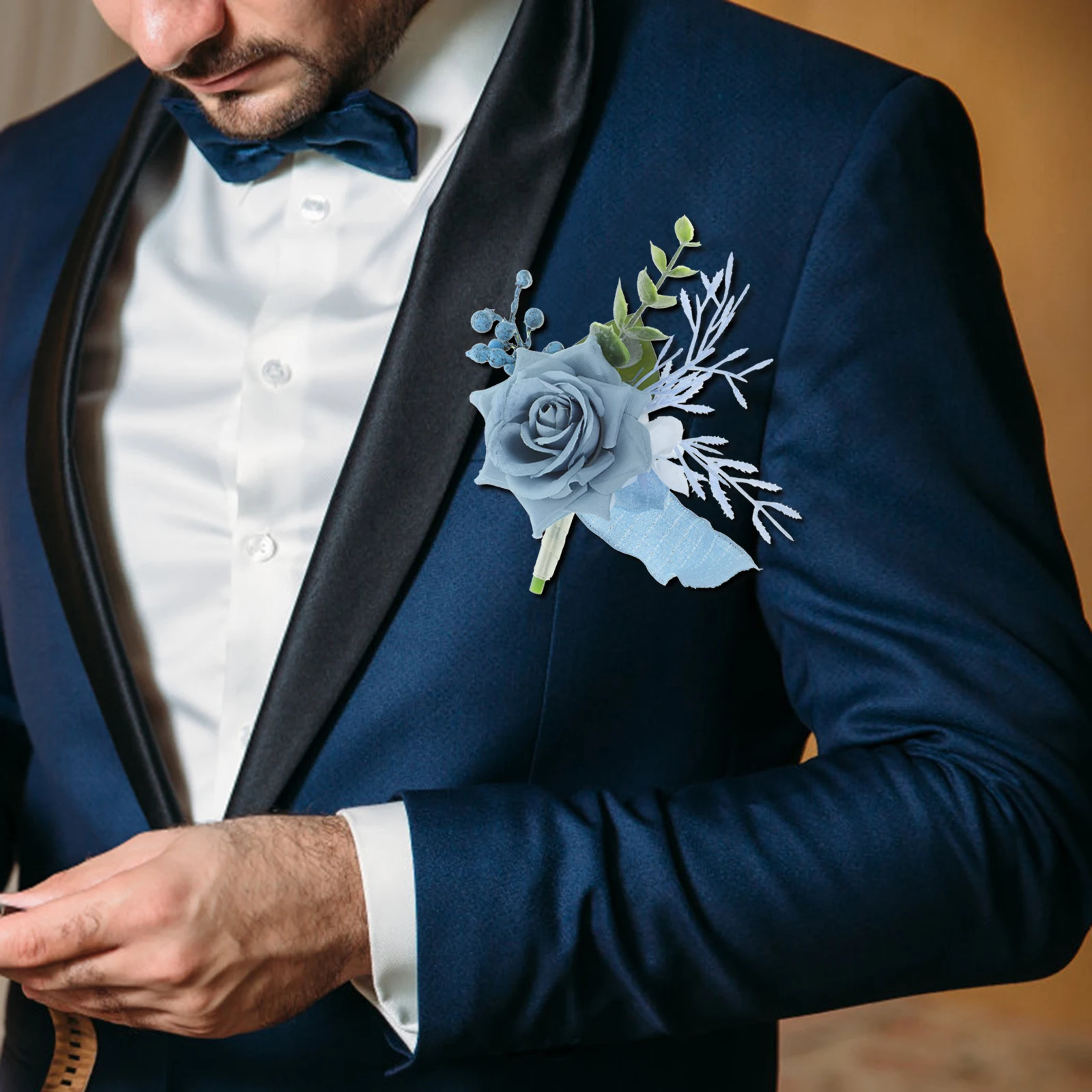 

Artificial Corsage Wrist Flower Wedding Bracelet Fake H Fabric Prom Bridal Bridesmaid Straps Decorative Celebration Flowers