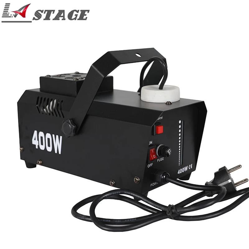 400W Water Base Led Special Effects Black Fogger Smoke Machine For Wedding Party Dj Mini Fog Smoke Machine Stage Lighting