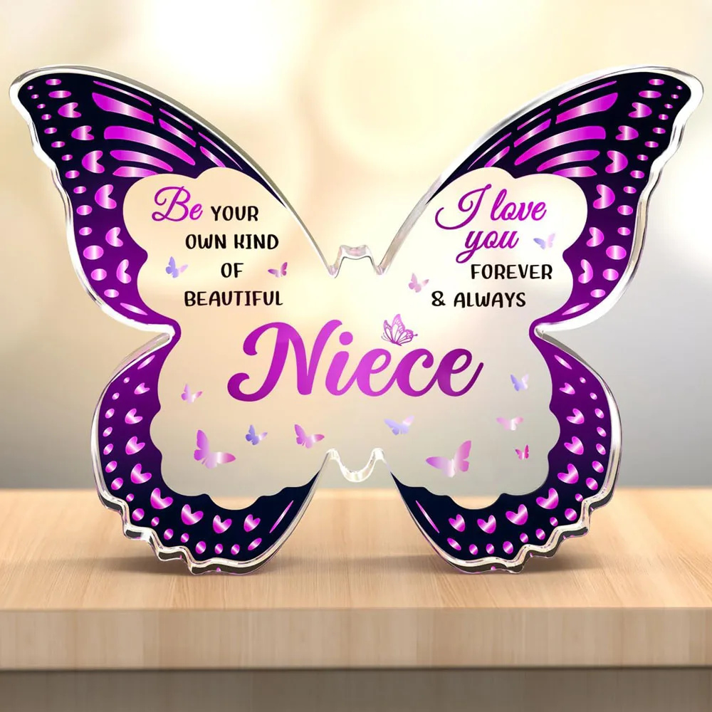 acrylic effect/pattern Niece Gifts from Auntie Aunt, Gifts for Nieces from Aunt for Birthday Graduation Mothers Day Valentines