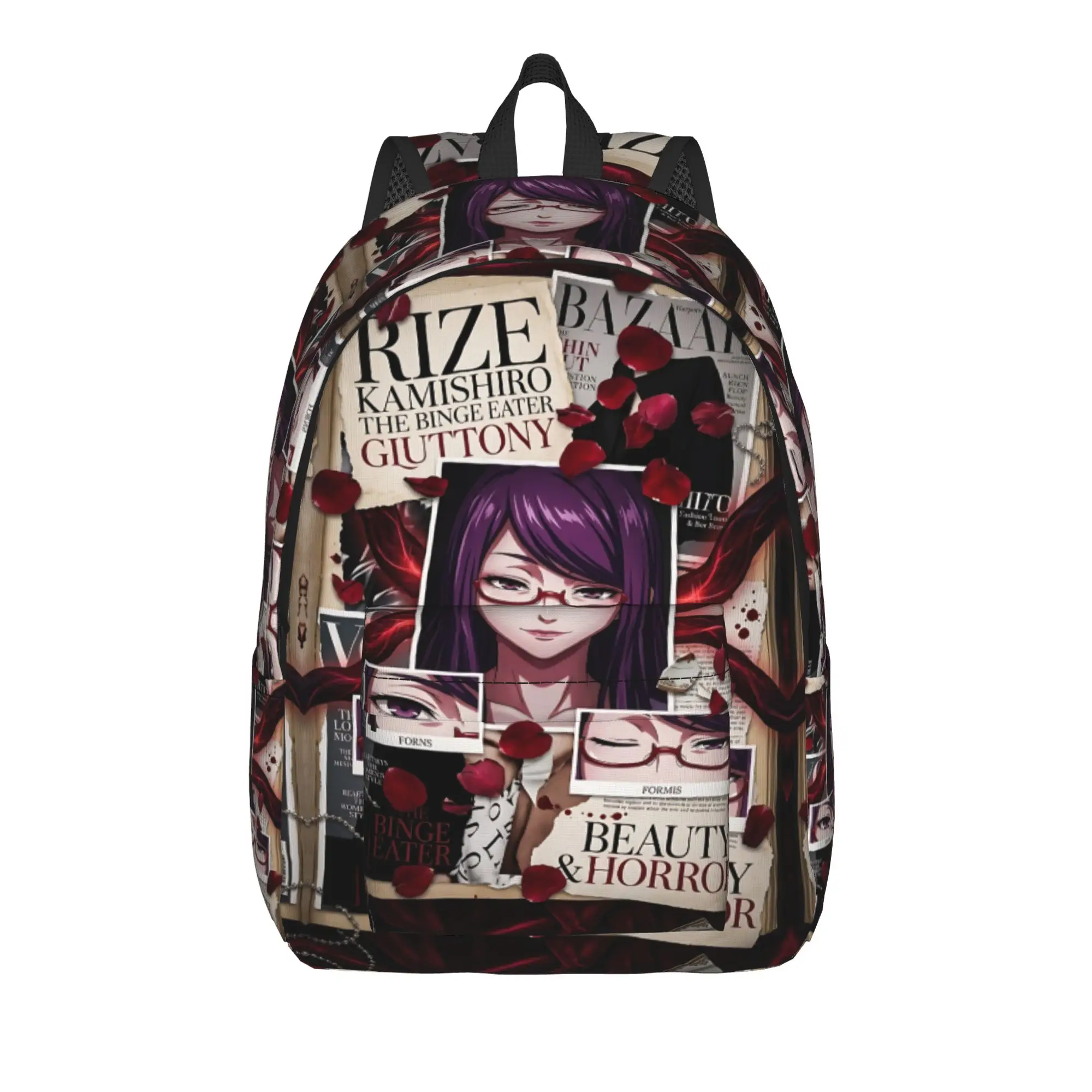 Fashion Halloween Tokyo Ghoul Kaneki Backpack  Mochilas Casual Campus Large Capacity Rucksack