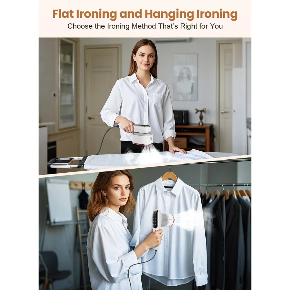 

Отпариватель B15C для одежды, средство для удаления морщин на ткани, ручная гладильная машина 2в1, быстрый нагрев 15S, легкий паровой утюг Eu Plu