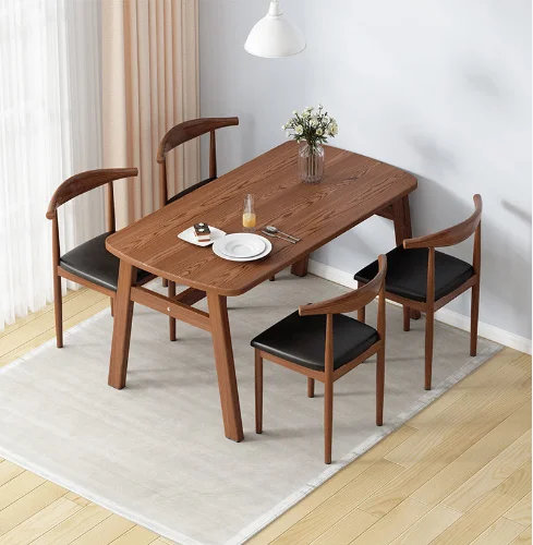 Luxury Dining Table Modern Wooden Rectangular Dining Tables Dining Room Furniture