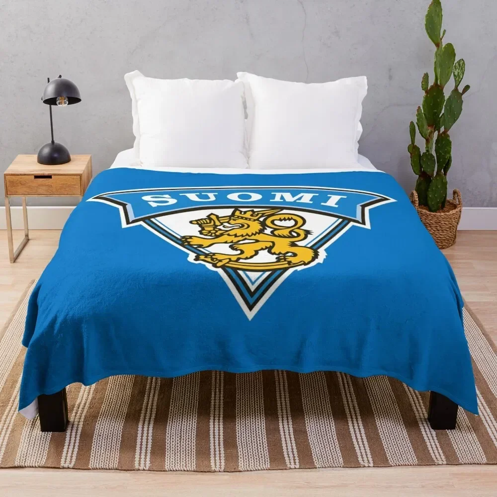 

Finland national ice hockey Throw Blanket decorative christmas decoration Blankets