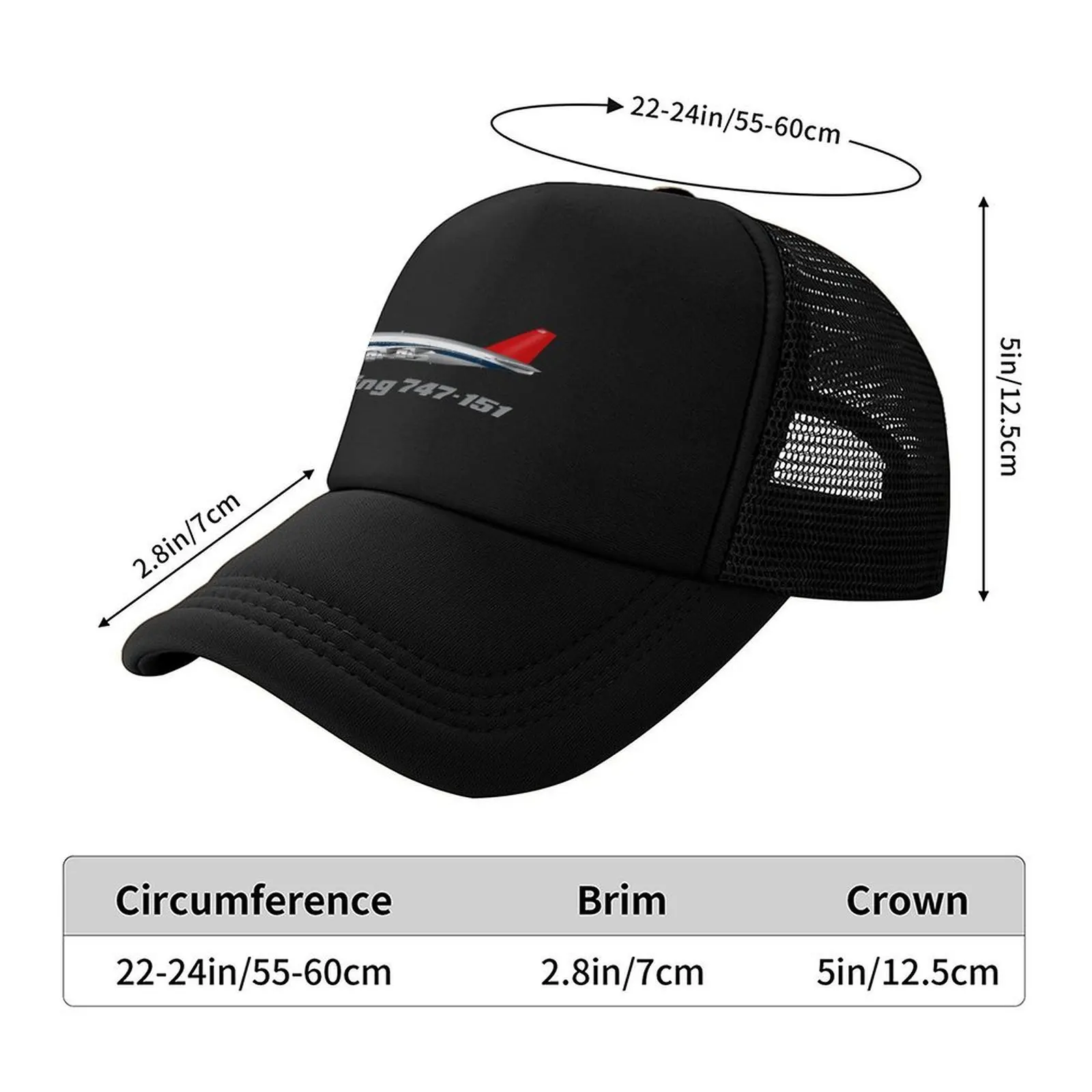 شمال غرب 747-151 تي شيرت نسخة قبعة بيسبول قبعة عسكرية رجل Snapback قبعة جولف عيد ميلاد رجالي التنس المرأة