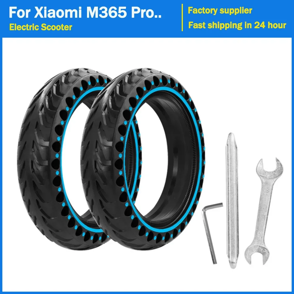 

Honeycomb Hole Solid Tubes Replacement Tyre Tires for Xiaomi M365 Electric Scooter Front Rear Tire Wheel Anti-Skidding Tools