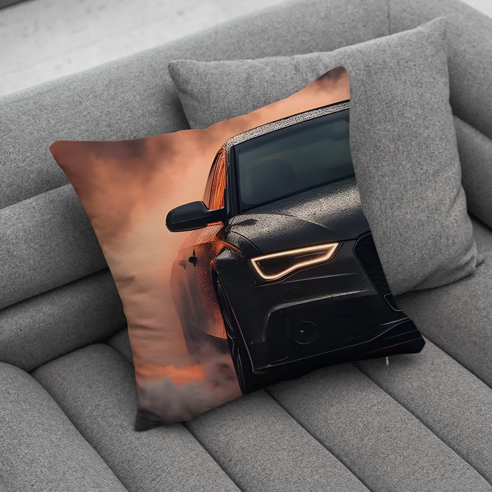 Sports Car A-AudiS RS Pillow Case Soft Cushion Cases for Farmhouse Sofa Decor Home Decorations and Protector