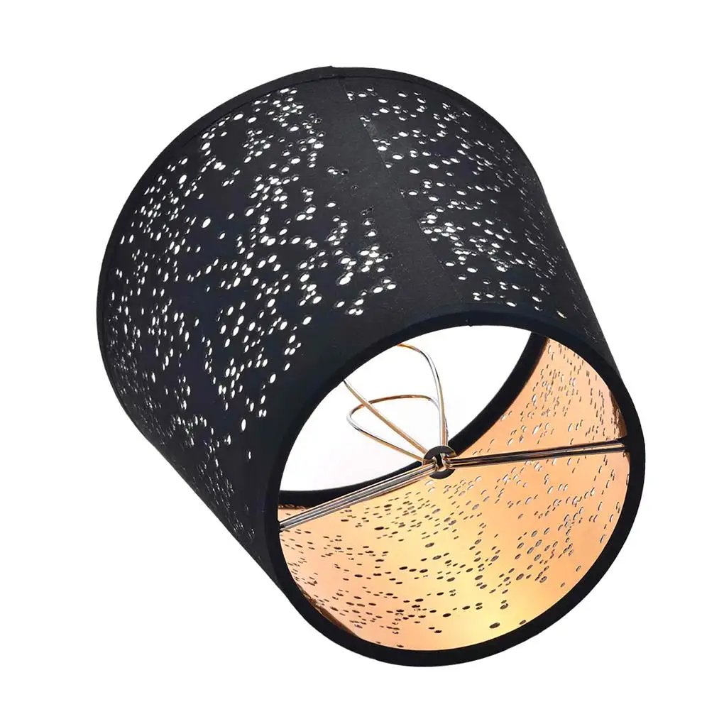 Hollow-Out Cloth Lampshade Exquisite Clip-Bulb Light Shade Lamp Cover Protective Sleeve Lightweight Lamp Shield