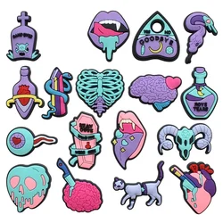 Halloween Shoe Charms for Crocs Sandals Kids Clogs Pins Boy Girls Badges Men Jeans Women Decorations Buckle Shoes Accessories