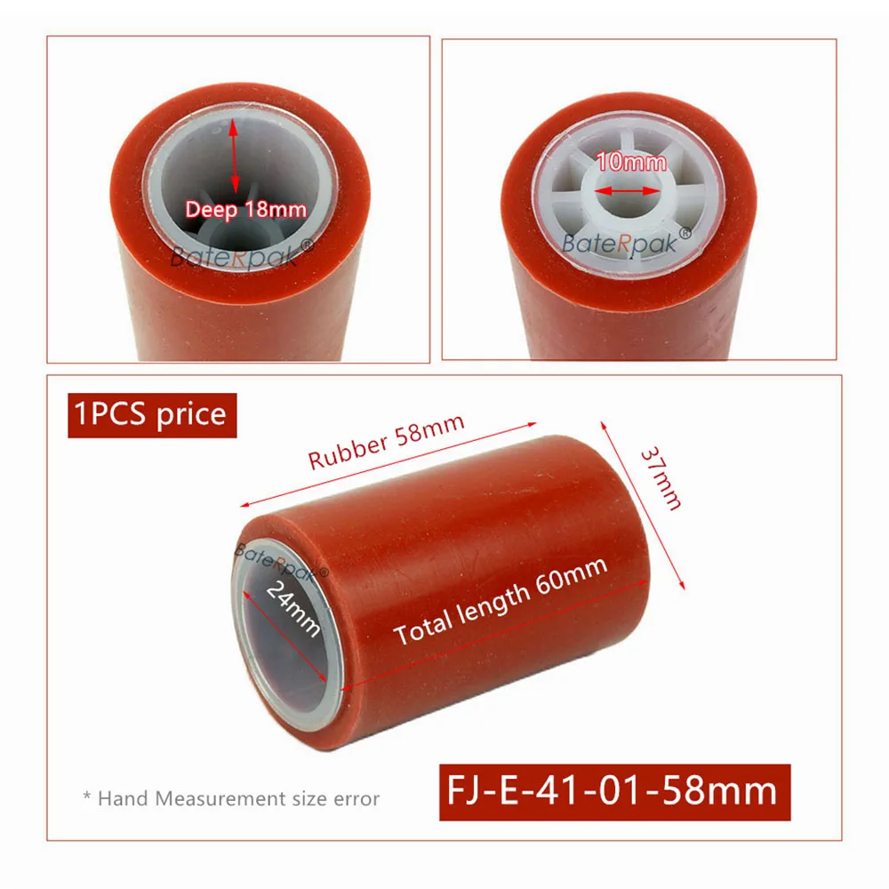 BateRpak YOUNGSUN Carton Sealer Part ,FJ-E-41-01/ FJ-40-03 Tape Press Wheel Roller,1pcs price
