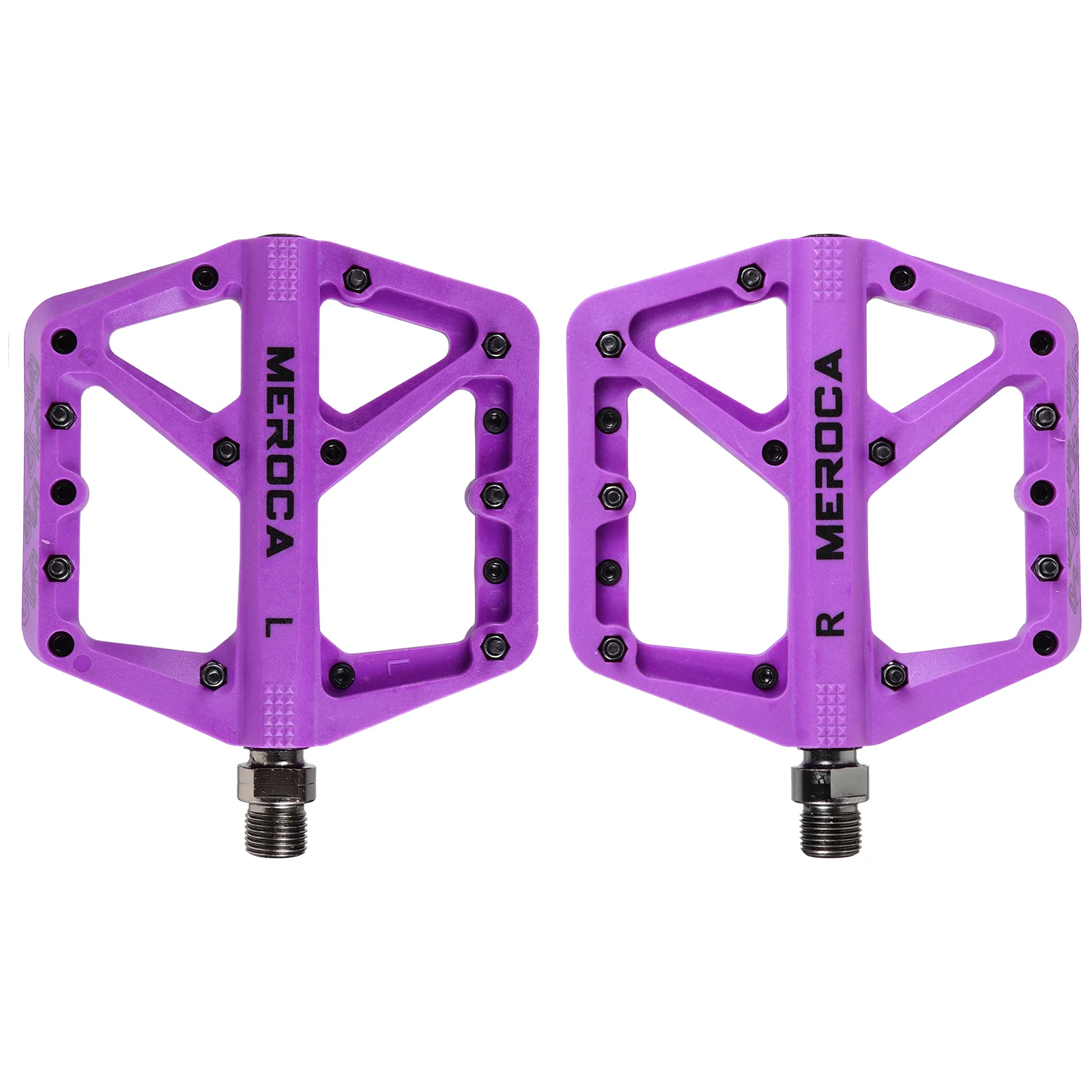 

Bicycle Pedal Riding Pedals Flat Mountain Road Purple Cycling Bike Non-Skid Child Travel