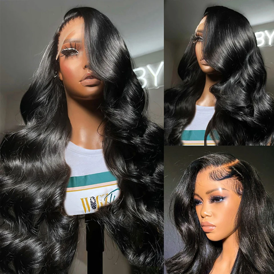 Hidden Strap Snug Fit 360 Pre Cut Body Wave Lace Front Glueless Human Hair Wig with Drawstring Invisi Strap Raw Hair 360 Wigs