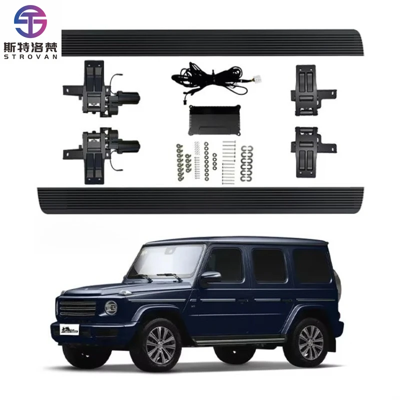 

STLF CLRAK Dirtytruck 4x4 W463 Best Electric Side Step Running Boards Illumination Retractable Power for 2019-2023 Mercedes Benz