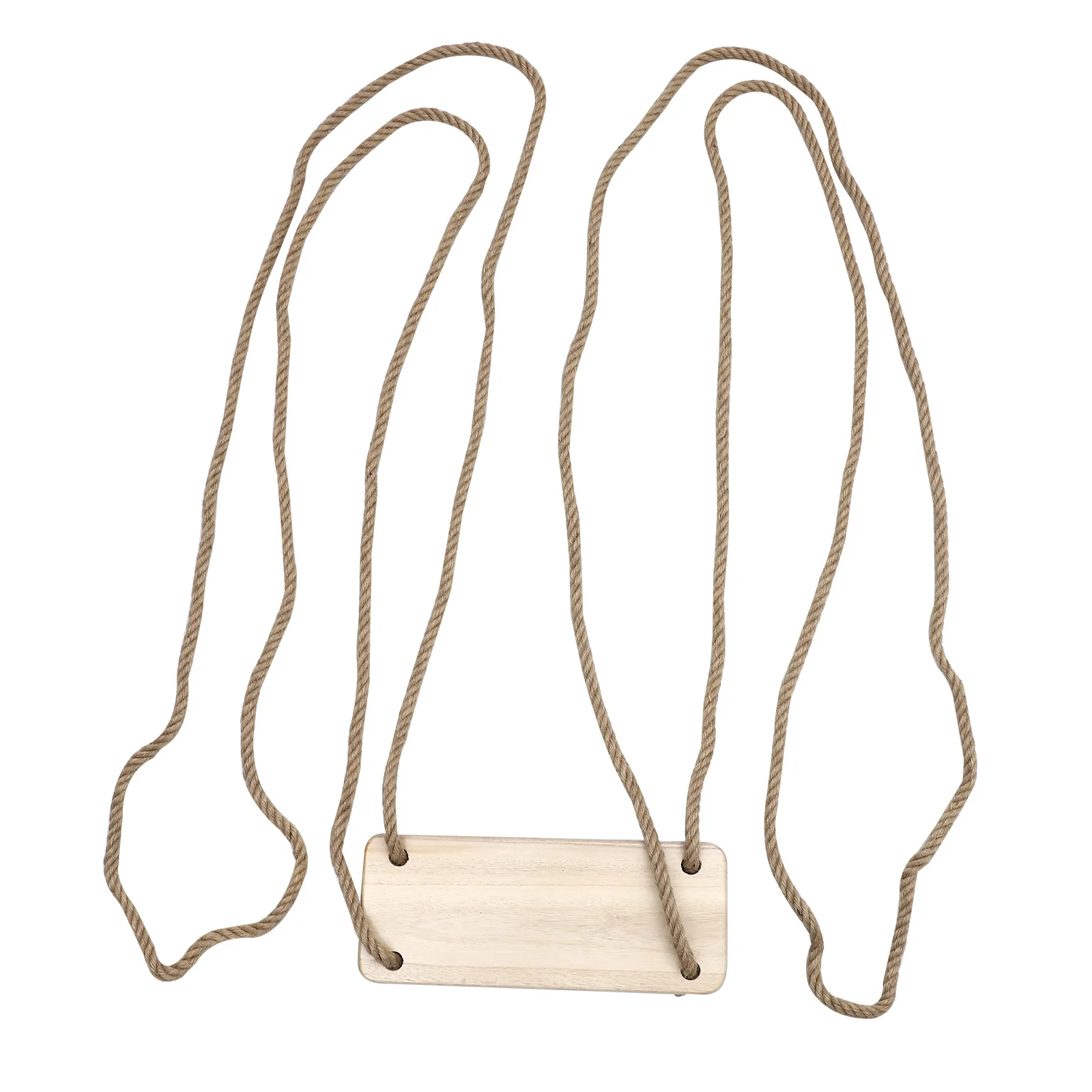 Columpio de madera duradero para exteriores, silla colgante sencilla, asiento colgante práctico y cómodo para niños, adultos y niños, 1 Uds.