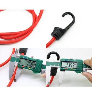 Giá đỡ hành lý xe máy đàn hồi với móc, dây neo có thể điều chỉnh, cố định đai tải xe máy, phụ kiện xe đạp 12 Bán hành lý chính nhẹ - №4