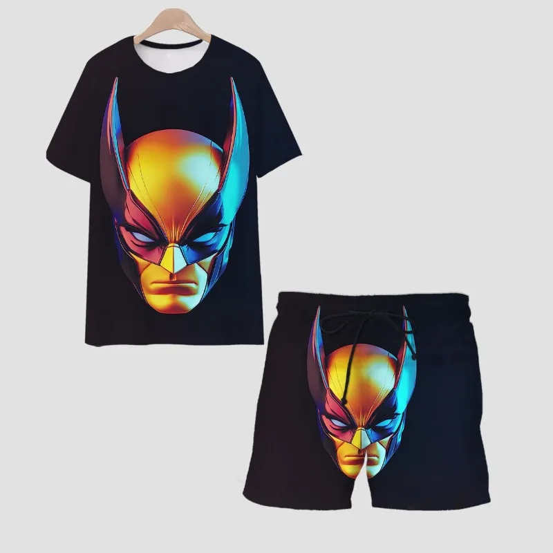 Marvel Iron Man Spiderman Boy novedad de verano diseño creativo de animación de dibujos animados estudiante moda versátil Camiseta de manga corta Top
