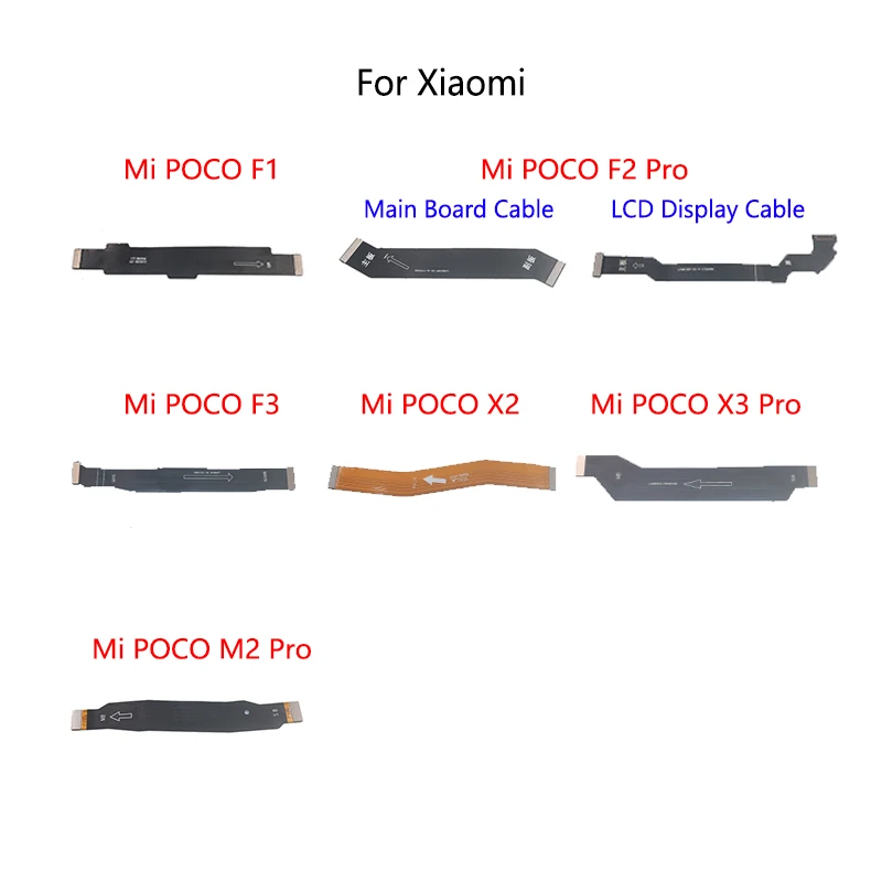 LCD Display Connect Motherboard Cable Main Board Flex Cable For Xiaomi Mi POCO F1 F2 Pro F3 X2 X3 M2 Pocophone