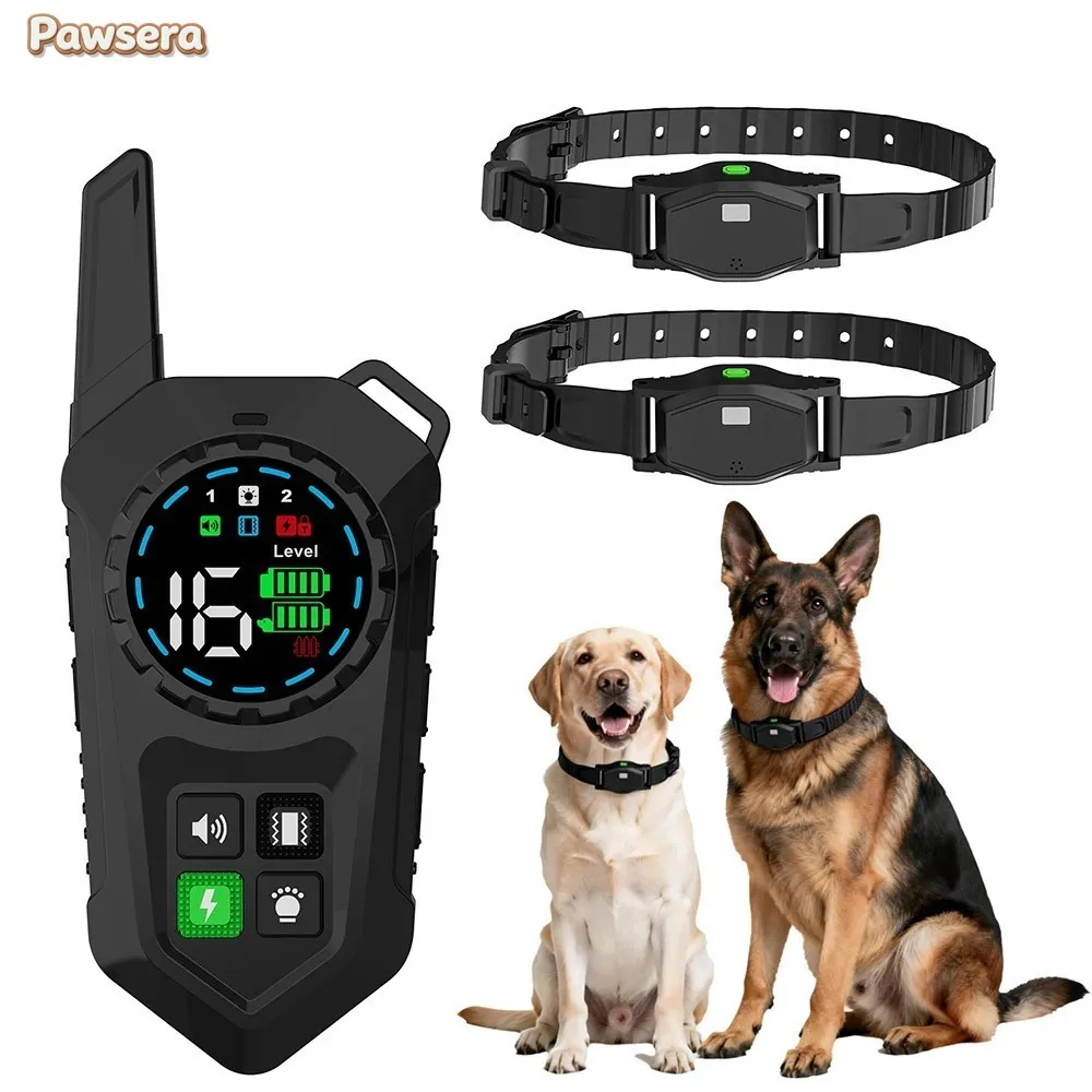 GPS Dog Wireless Fence Coverage Range 3300Ft IP67 Waterproof Adjustable Training Modes Electronic Fence Collar Outdoor Use Only