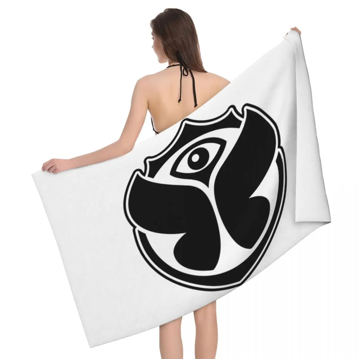 Customized Tomorrowland Logo Quick Drying Microfiber Bath Beach Towel Soft Linen Music Festival Sports Shower Towels