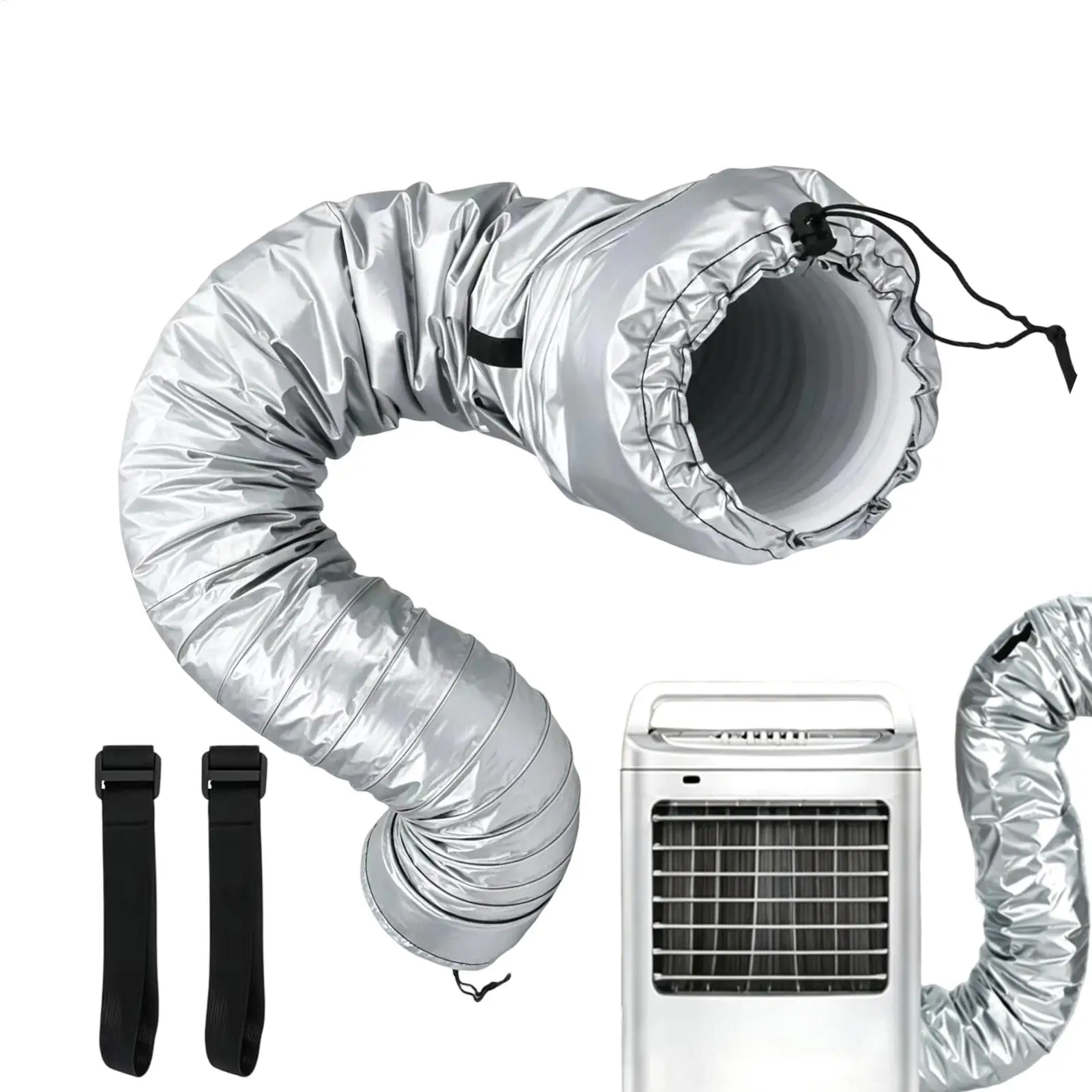 AC Hose Insulation Sleeve Portable Air Conditioner Hose Wrap Heat Resistant Protector Energy Saving Exhaust Pipe Cover
