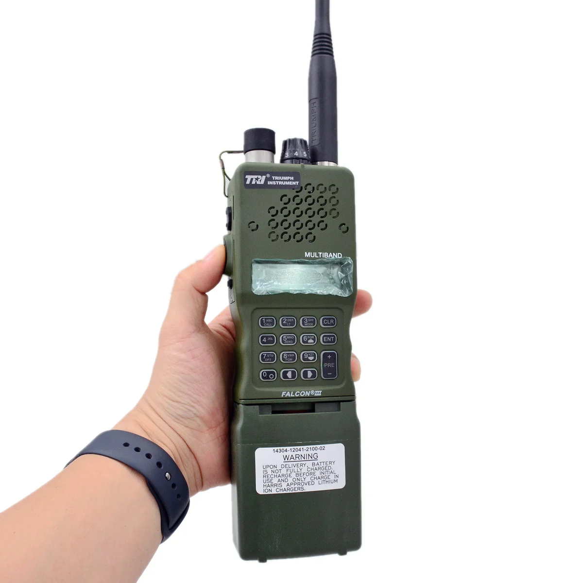 Imagem -02 - Tactical Alumínio Multi Banda Receptor Comunicação sem Fio Vhf Uhf 15w Max Tela hd Opcional Controlador Kdu Prc152a