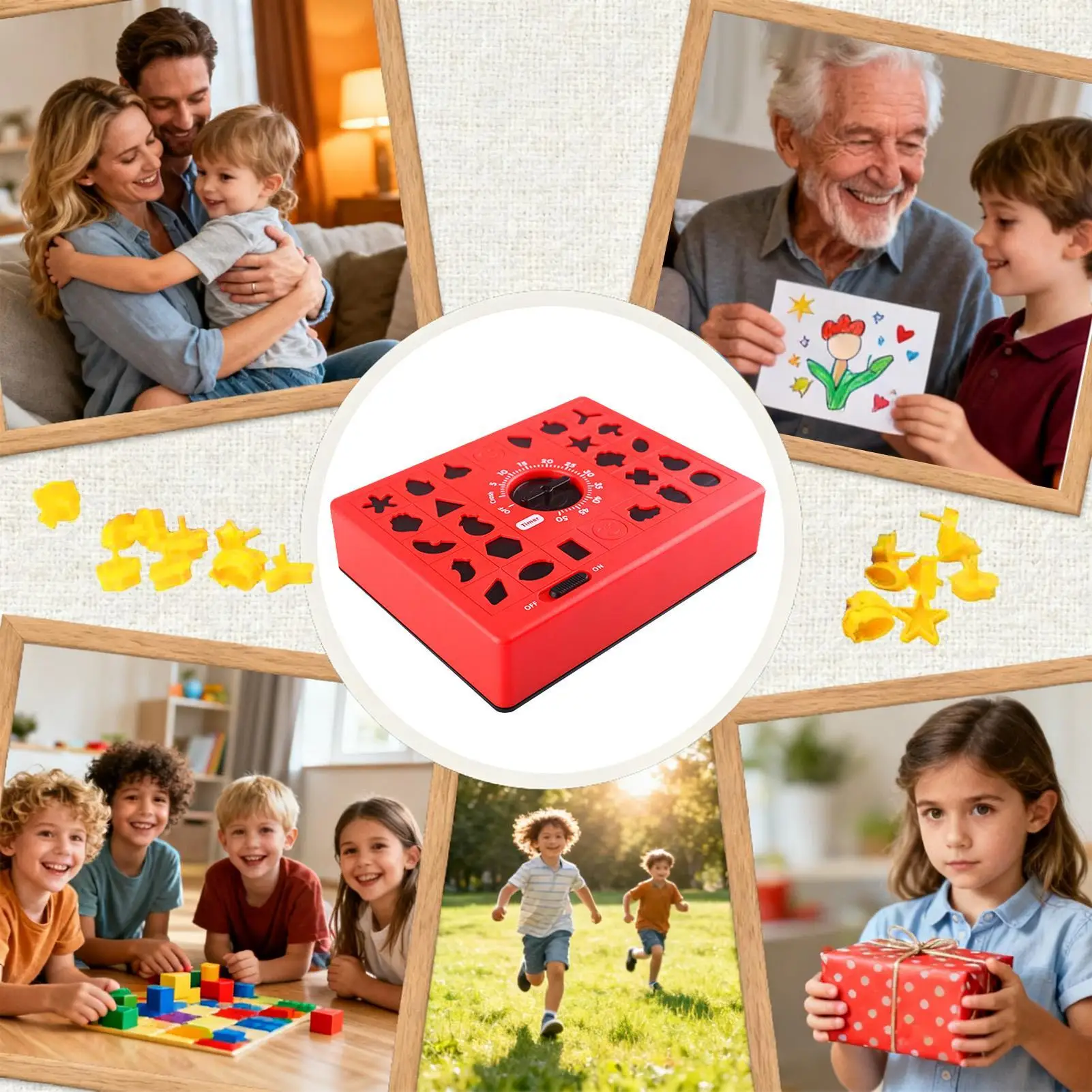 Form-Matching-Spiel für Kinder, interaktives Kleinkind-Spielzeug, pädagogisches Brettspiel für Kinder, Jungen, Mädchen, Vorschule, Kindergarten, Kindertagesstätte