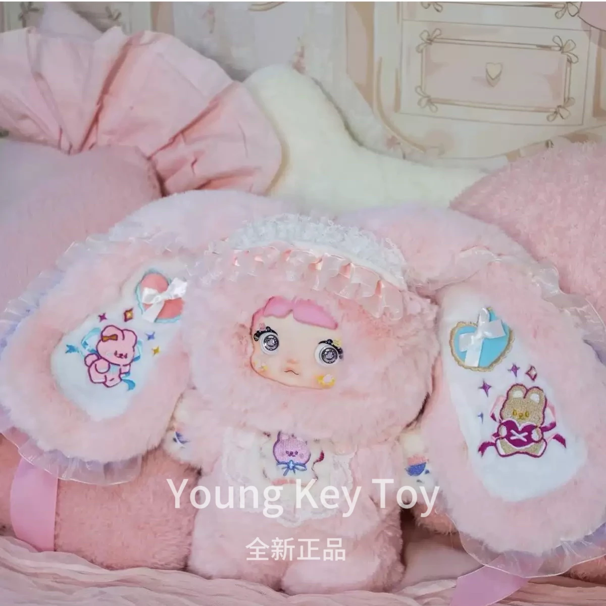 Echte 400% Baby Drie Zeldzame Limited Edition Stijl Serie Blind Box Sleutelhanger Pop Verzamel Rugzak Hanger Meisje Verjaardagscadeau