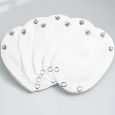 

5pcs Cotton Baby Bodysuit Extender Snap Pads Romper Lengthen Patch Washable Snap Button Extension Size Adjuster For Growing