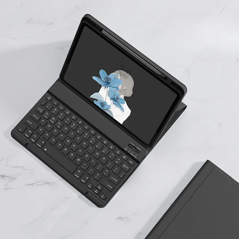 Detachable Wireless Bluetooth Keyboard Case for Xiaomi Mi Pad 6 Pro Xiaomi Pad 5 Pro 11 Inch with Pencil Holder Protective Case