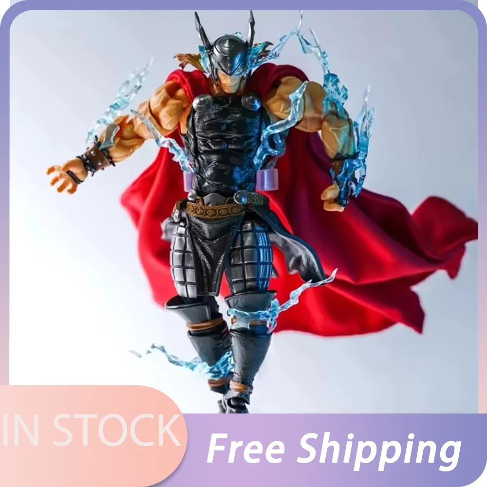 

In Stock Ac Toys Kaiyodo Revoltech Thor Joint Enhanced Version Action Figure Thors Ko Anime Figure Birthday Desktop Decoration
