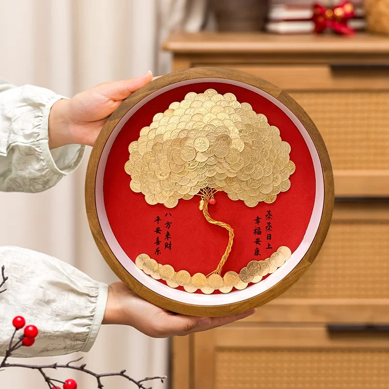 Fortune Tree Photo Frame Handmade Material Pack, Desktop Lucky Ornament Opening Ceremony