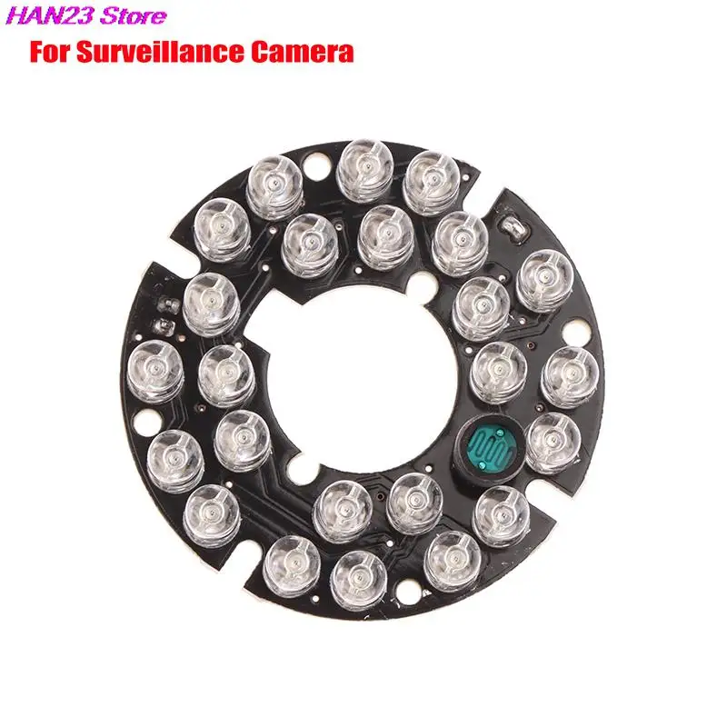 1PC 90 Degree CCTV Camera Accessories Infrared Light 24Grain Infrared LED Board For Surveillance Camera Night Vision