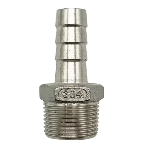 Joint de conversion rapide d'arbalde à filetage externe de pagode d'acier inoxydable 304 DN6 DN8 DN10 Joint de barbecue de pagode, pagode, barbe