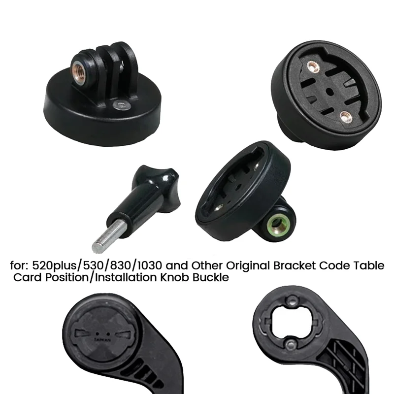 Bicycle Computer Mount Holder For 520 Plus/ 530 / 830 / 1030 Bracket Adapter Light Camera Battery Connector