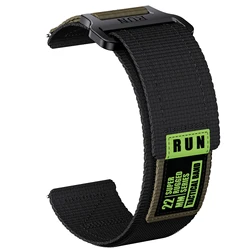 20 22mm Samsung Quick Fit Nylon Strap Watch4/5 40 44mm Band Galaxy Watch6 Classic 43 47mm Sport Wristband Belt