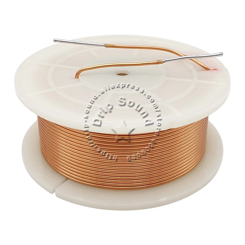 1Pcs 2.0mm/2.5mm 4N Oxygen-Free Copper Wire Coil 0.1mH-1.0mH Customized Speaker Crossover  Hollow Circular Skeleton Inductor