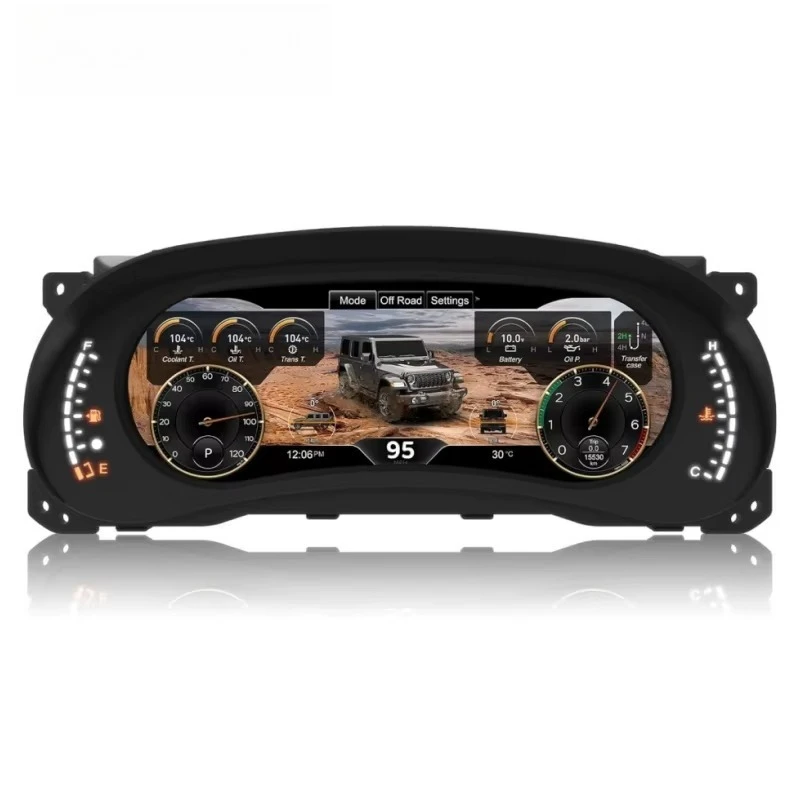 Digital Instrument Cluster Display for  JK 2011-2017 Speedometer Upgrade,12.3 HD Screen1920*720 Plug&Play
