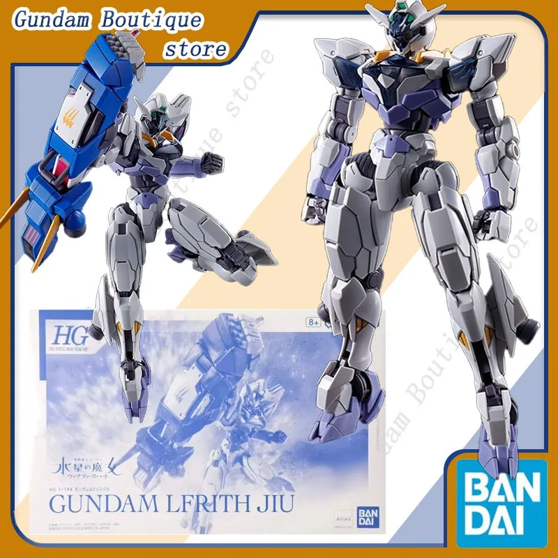 Bandai Genuine GUNDAM LFRITH JIU HG The Witch From Mercury Anime Action Figure Robot Assembly Model Toys Ornaments Gift Children