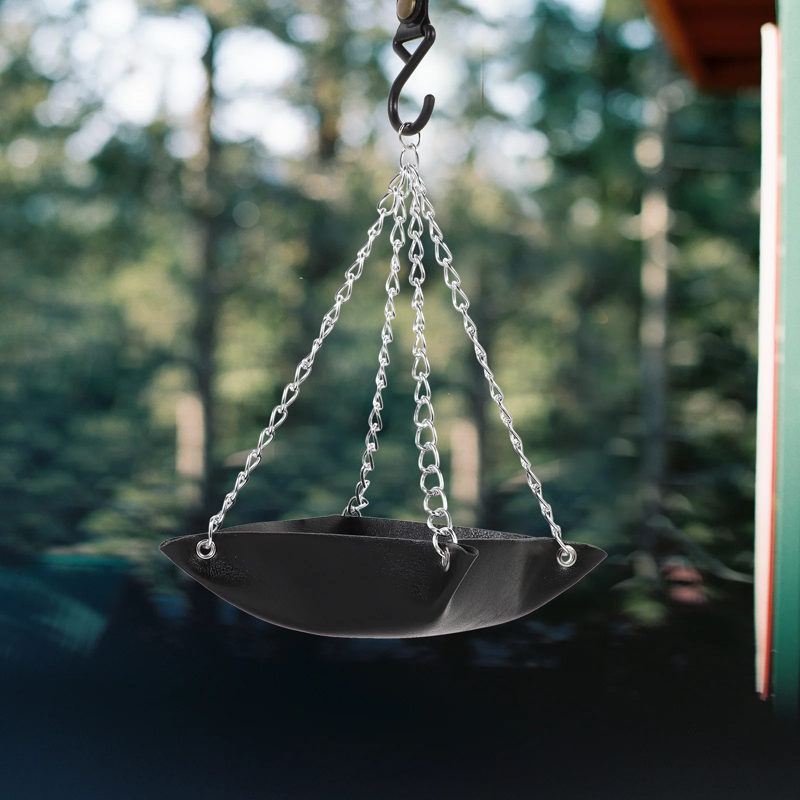 

Bird Feeder Transparent Durable Parrot Food Container Easy Clean Hanging Design Outdoor Pet Feeding Tool Cage Garden