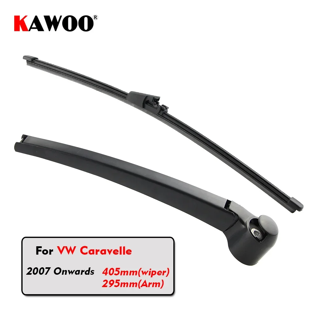 KAWOO Car Rear Wiper Blades Back Window Wipers Arm For Volkswagen Caravelle Hatchback (2007 Onwards) 405mm Windscreen Wiper