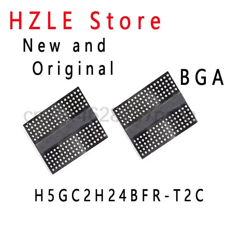 4PCS  New and Original test very good product  H5GC2H24BFR T2C BGA reball balls RONNY IC H5GC2H24BFR-T2C