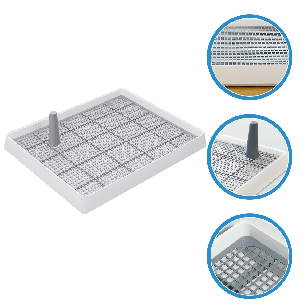 

1 set 1 Set Mesh Pet Toilet Puppy Training Dog Pee Tray Thickened Plastic Indoor Potty Grid Litter Box Low Entry Pet Accessory