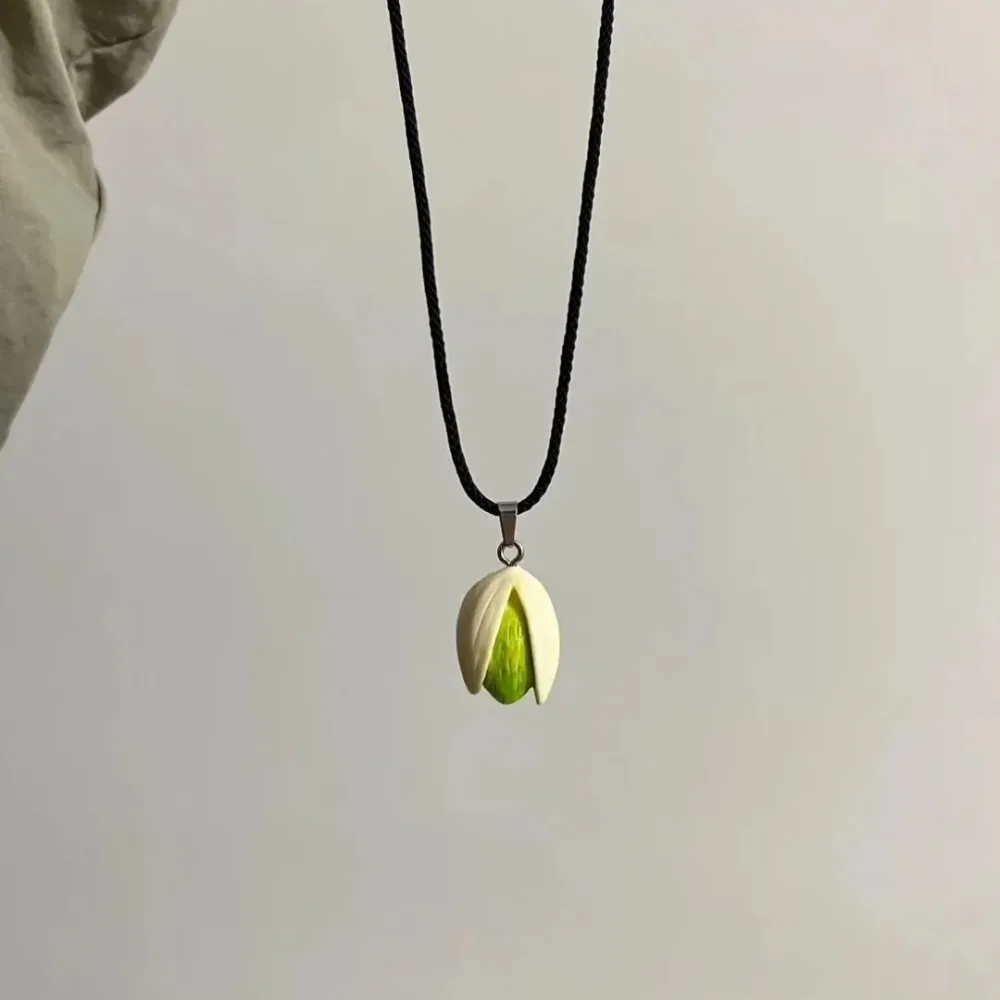 Fashion Simulation Pistachioes Pendant Necklace for Women Portable Comfortable Jewelry Pieces Daily Jewelry Pistachioes Keychain