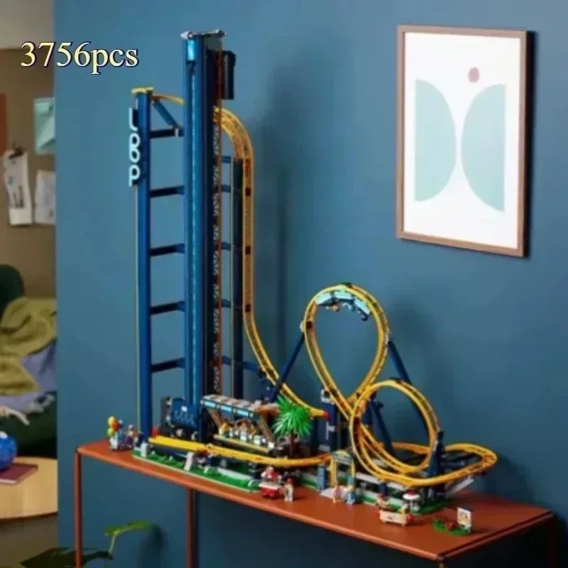 3756pcs Loop Coaster Amusement Park Model Compatible 10303 Building Block City Bricks Kits Toys for Kid Christmas Gift