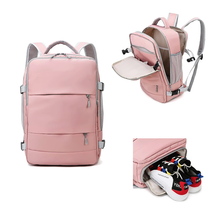 Women's Bag Large Capacity Journey Multifunction Backpack With Shoe Storage Multilayer Dry And Wet Separation Waterproof