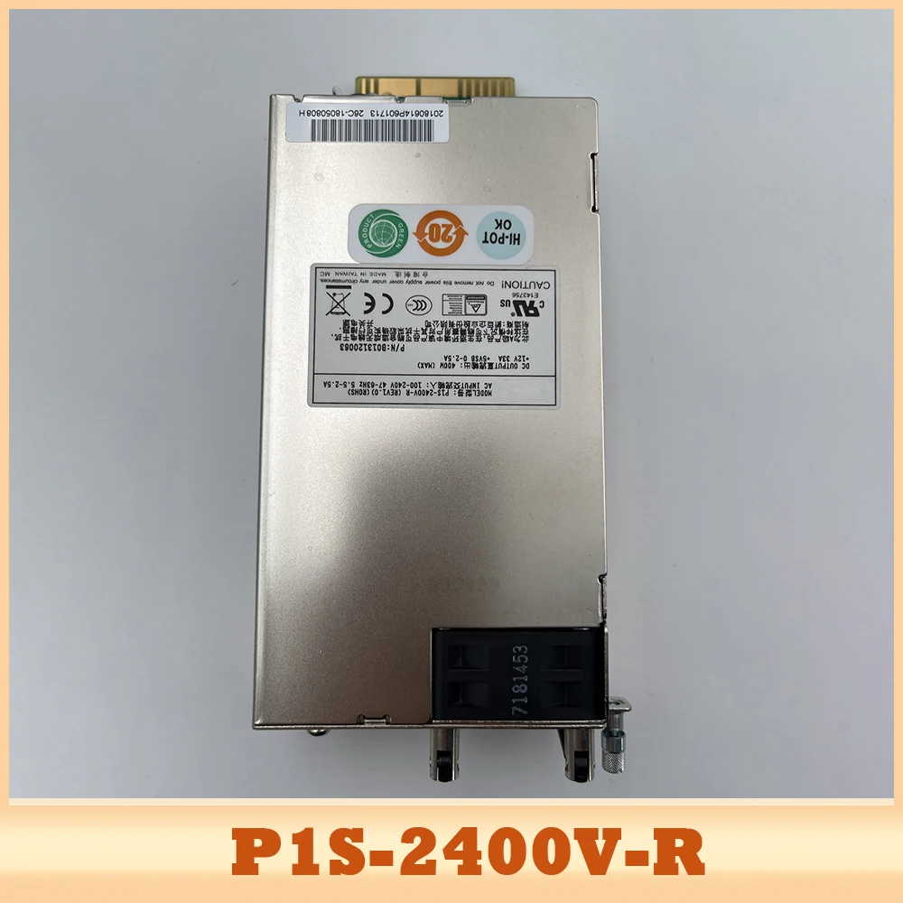 P1S-2400V-R For Zippy Firewall Power Module High-efficiency Power Supply 400W MAX