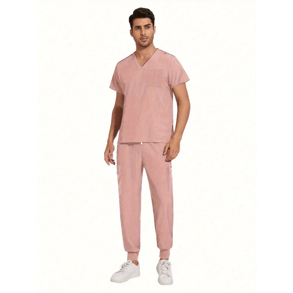 Vendita calda Uniformi ospedaliere antirughe Pantaloni da lavoro all'ingrosso Scrub Uniformi da infermiera Set da infermiera unisex