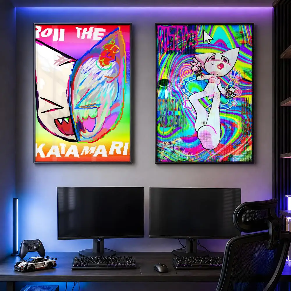 Music F-Femtanyl Digital Hardcore Electronic Poster PP Self Adhesive Decorative HD For Garage Gaming Room Living Room Gift