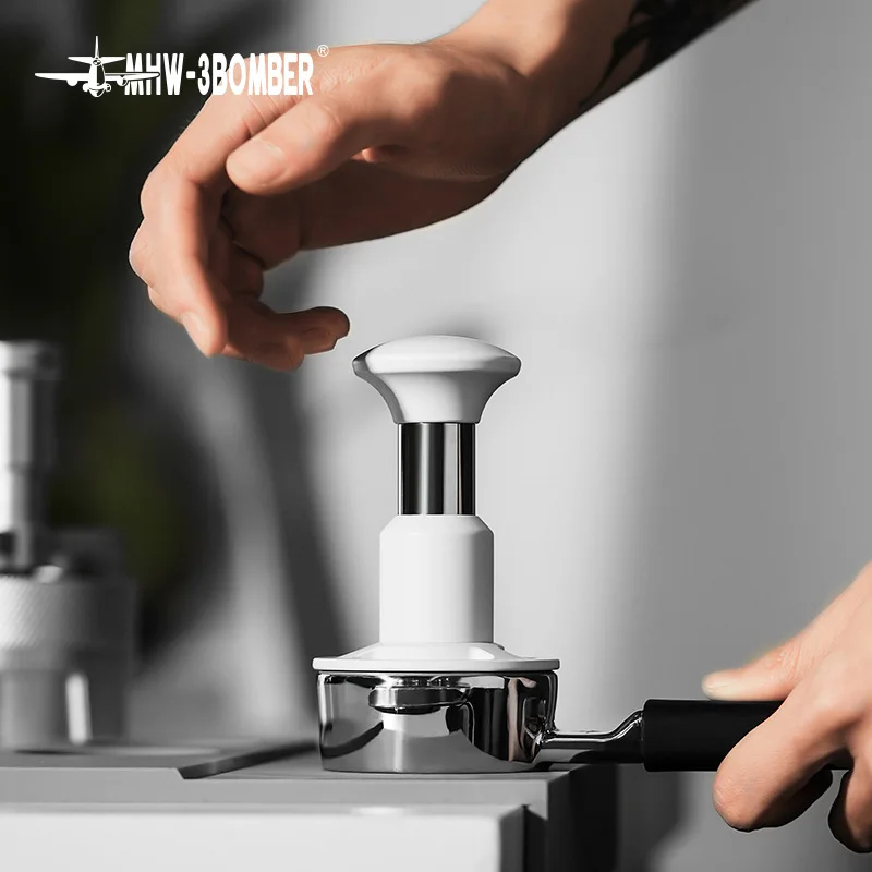 MHW 3BOMBER Knight Coffee Tamper Espresso Distributor مع مطرقة مسحوق الضغط المستمر #4