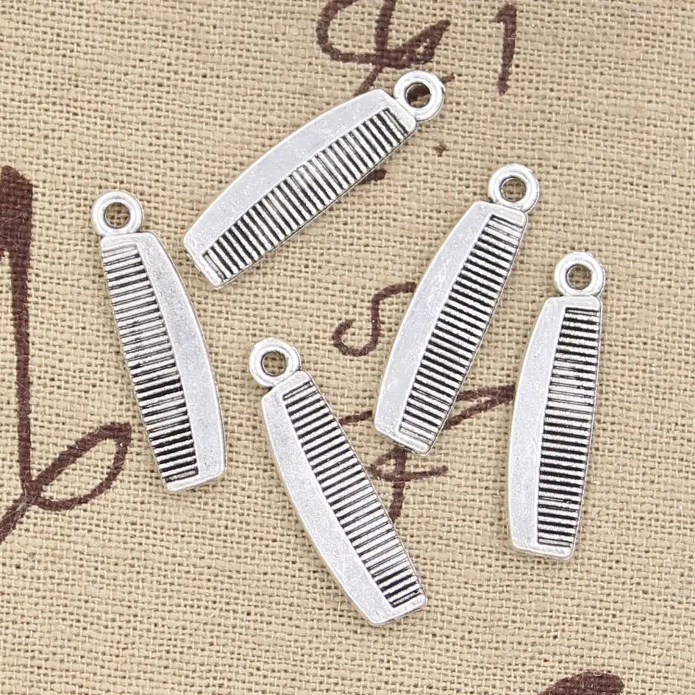 15pcs Charms Comb 16x7mm Antique Making Pendant fit,Vintage Tibetan Silver color,DIY Handmade Jewelry