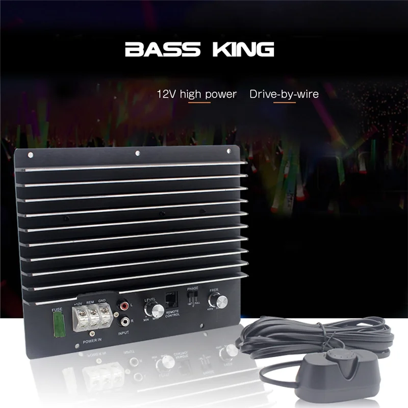 12V 1500W Mono Amplificatore Audio Per Auto Potente Bass Subwoofer Amplificatore Scheda Lettore Modulo Amplificatore Automotive